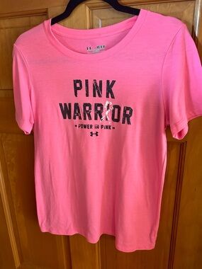 Under Armour Pink Warrior Short Sleeve Tee - Pink